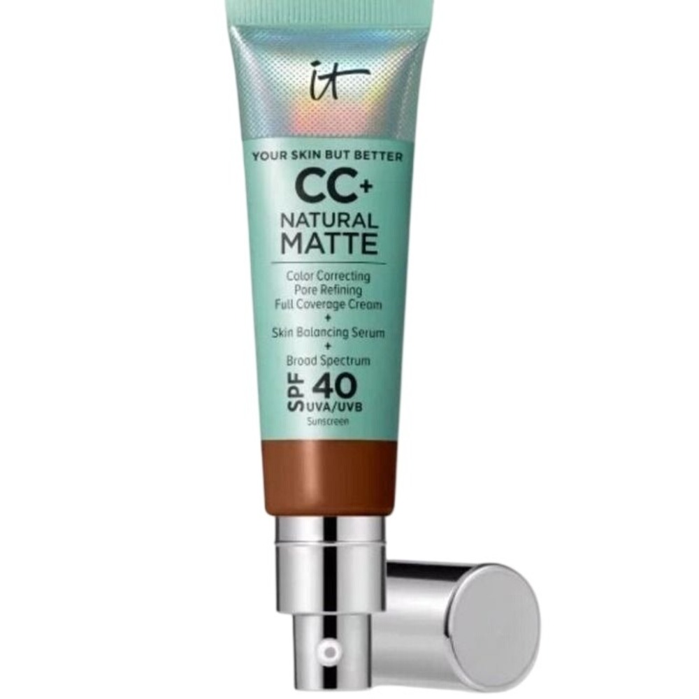 It Cosmetics CC+ Cream Oil-Free (Natural) Matte Foundation withβ SPF 40 β Deep